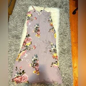 Floral Print Maxi Dress